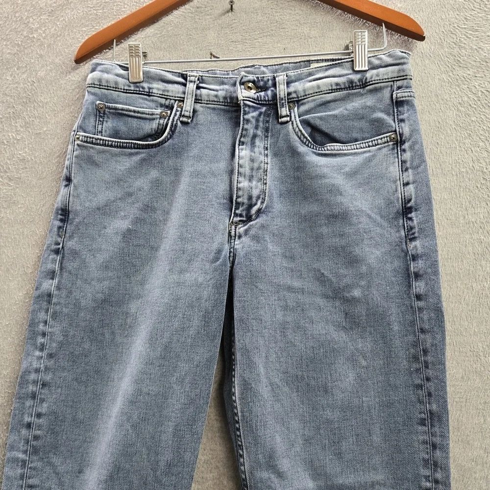 Rag & Bone Men Jeans 31W X 32L Light Blue Denim Fit 2 Loopback Camber Slim